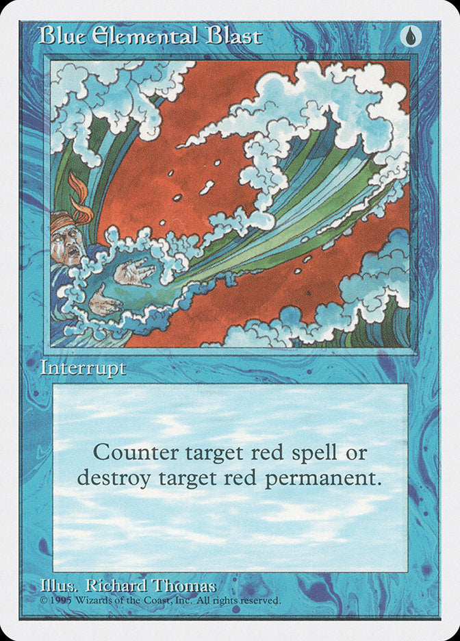 Blue Elemental Blast [Fourth Edition] | Tables and Towers