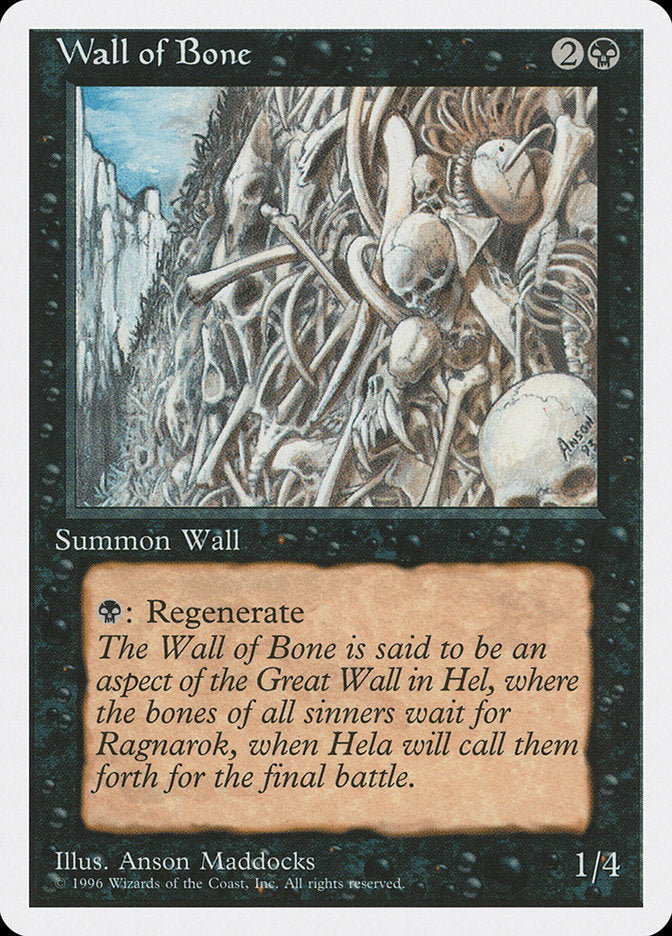 Wall of Bone [Introductory Two-Player Set] | Tables and Towers