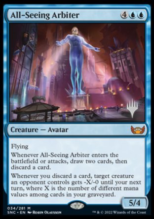 All-Seeing Arbiter (Promo Pack) [Streets of New Capenna Promos] | Tables and Towers