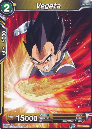 Vegeta (BT12-093) [Vicious Rejuvenation] | Tables and Towers