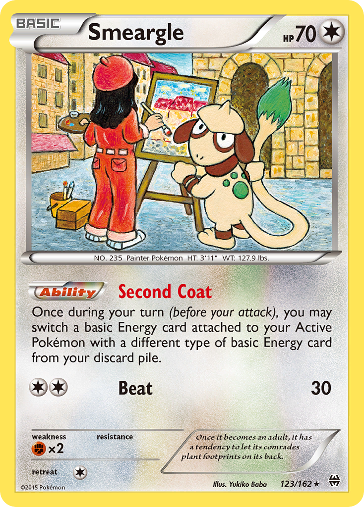 Smeargle (123/162) [XY: BREAKthrough] | Tables and Towers