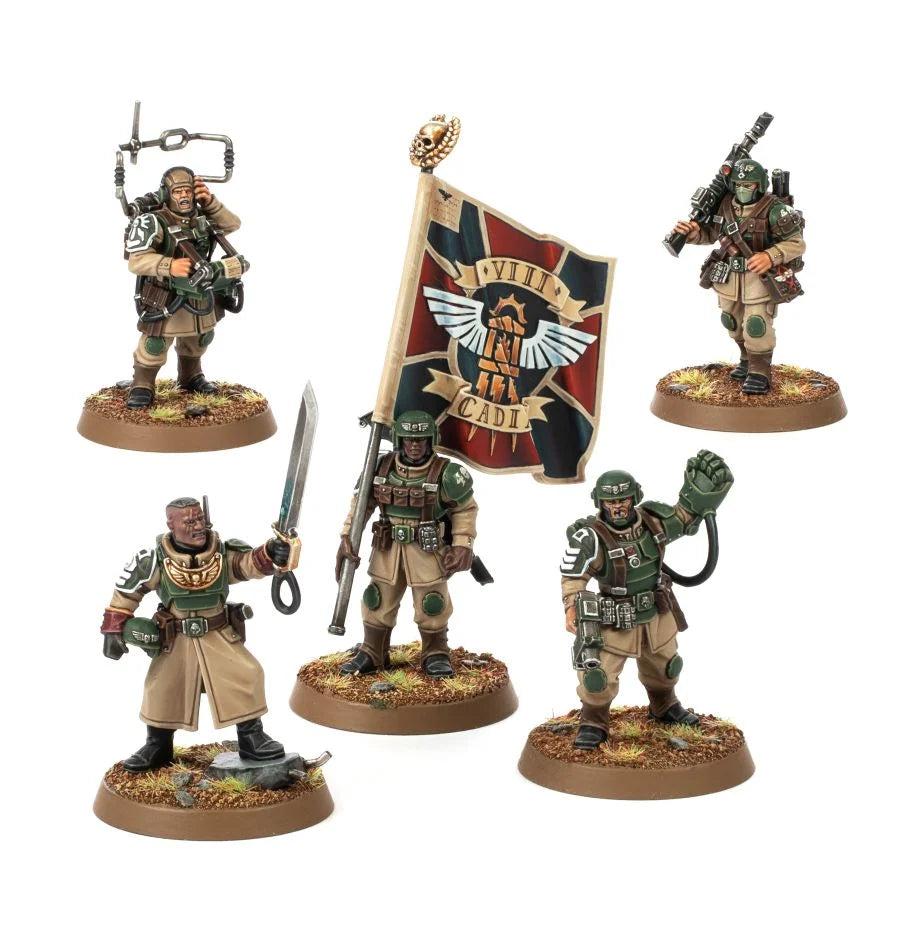 Astra Militarum: Cadian Command Squad | Tables and Towers