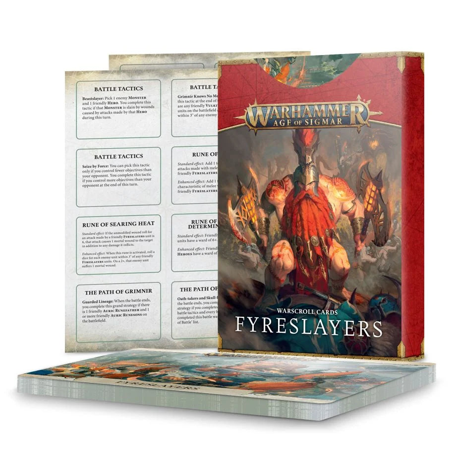 Fyreslayers Warscroll Cards | Tables and Towers