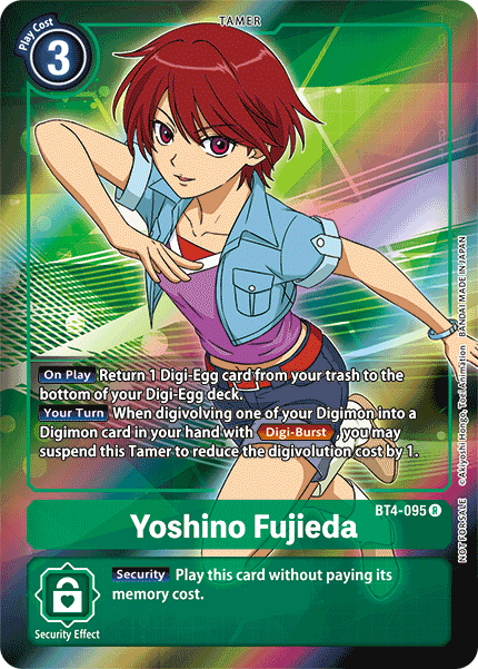 Yoshino Fujieda [BT4-095] (Buy-A-Box Promo) [Great Legend Promos] | Tables and Towers