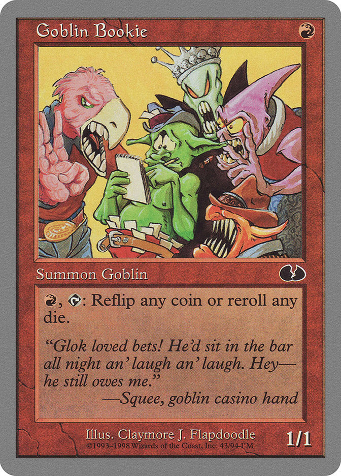 Goblin Bookie [Unglued] | Tables and Towers