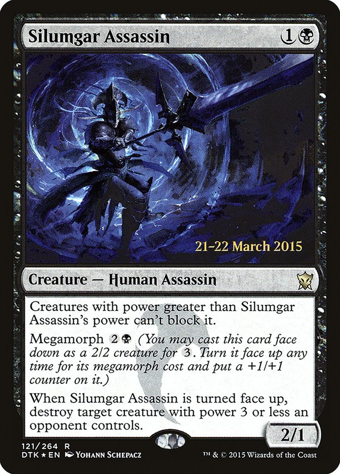 Silumgar Assassin [Dragons of Tarkir Prerelease Promos] | Tables and Towers