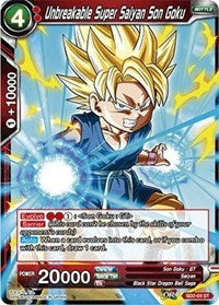 Unbreakable Super Saiyan Son Goku (SD2-03) [Cross Worlds] | Tables and Towers