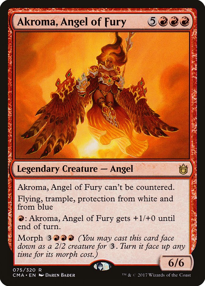 Akroma, Angel of Fury [Commander Anthology] | Tables and Towers