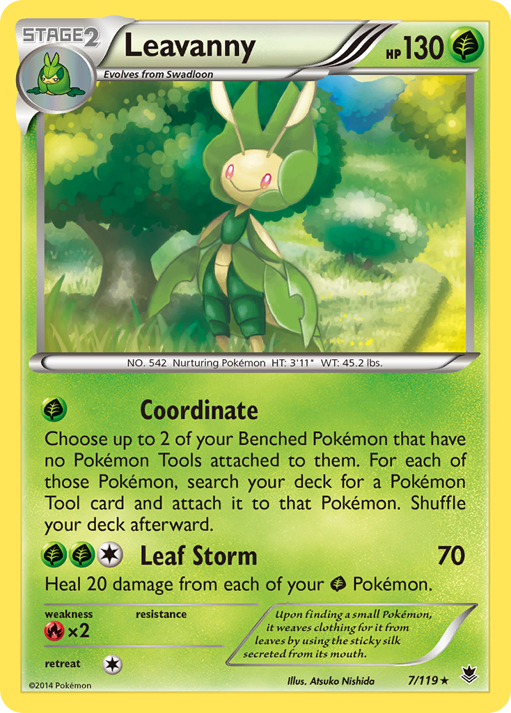 Leavanny (7/119) [XY: Phantom Forces] | Tables and Towers