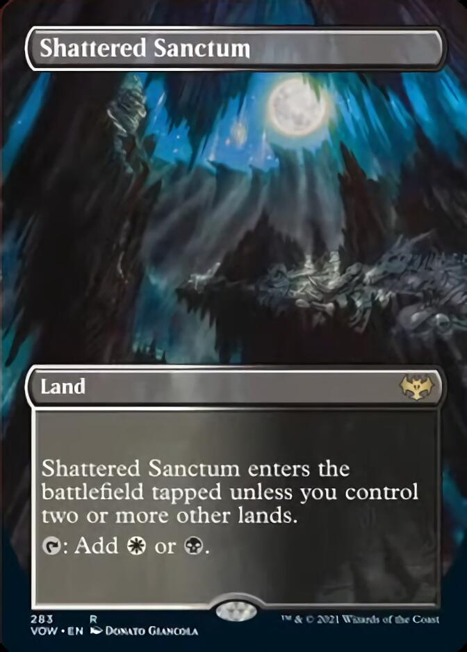 Shattered Sanctum (Borderless Alternate Art) [Innistrad: Crimson Vow] | Tables and Towers