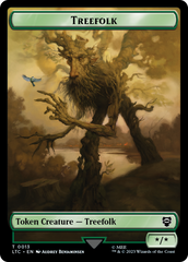 Treefolk // Food Token [The Lord of the Rings: Tales of Middle-Earth Commander Tokens] | Tables and Towers