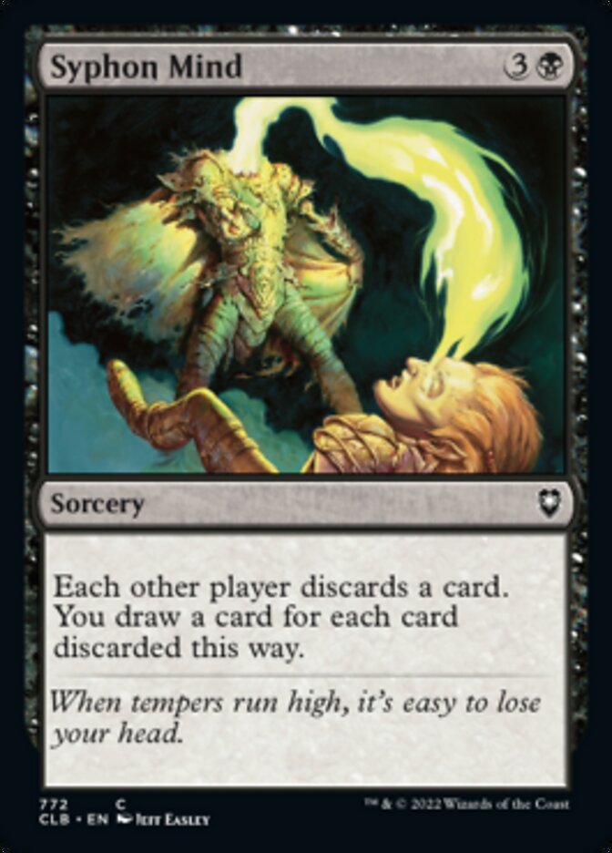 Syphon Mind [Commander Legends: Battle for Baldur's Gate] | Tables and Towers