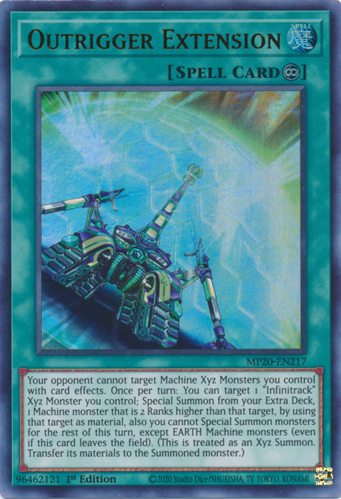 Outrigger Extension [MP20-EN217] Ultra Rare | Tables and Towers