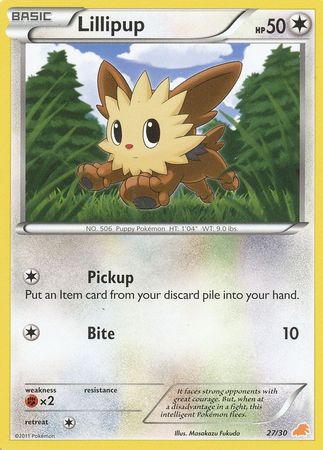 Lillipup (27/30) [Black & White: Trainer Kit - Excadrill] | Tables and Towers