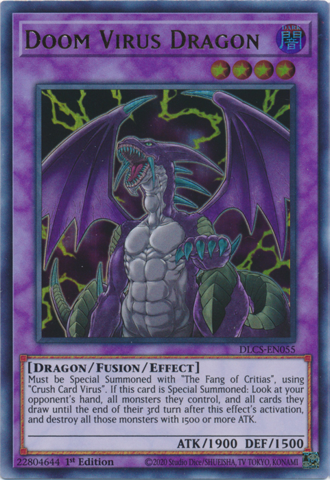 Doom Virus Dragon [DLCS-EN055] Ultra Rare | Tables and Towers