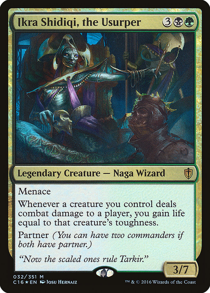 Ikra Shidiqi, the Usurper [Commander 2016] | Tables and Towers