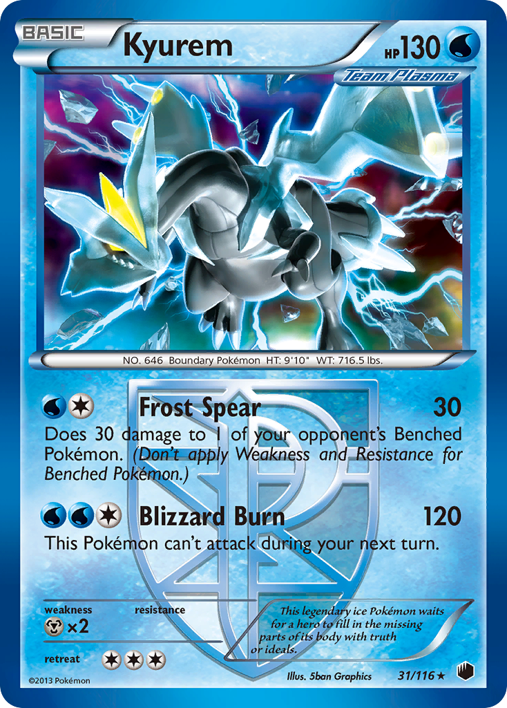 Kyurem (31/116) [Black & White: Plasma Freeze] | Tables and Towers