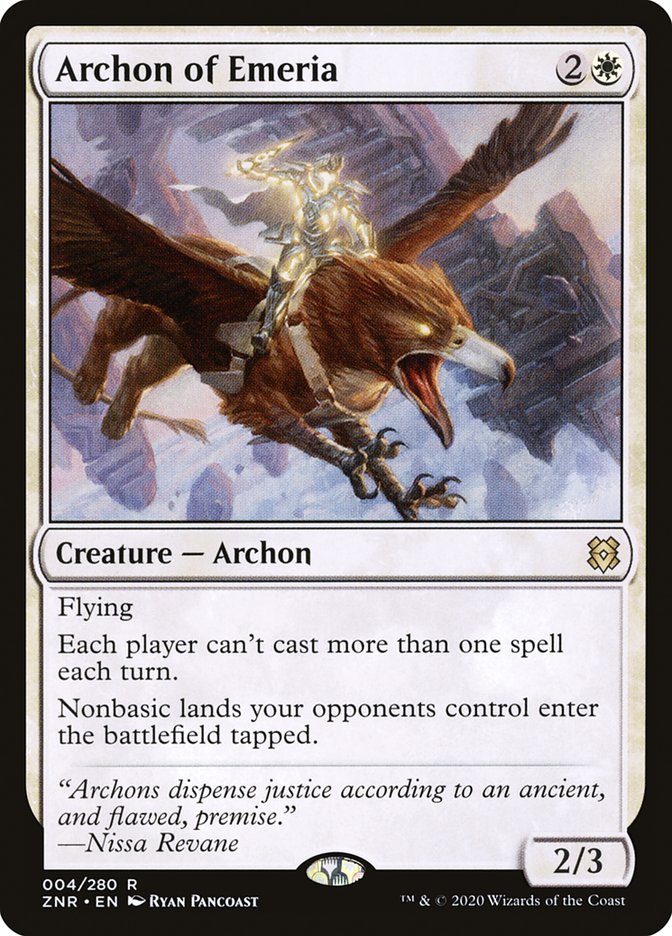 Archon of Emeria [Zendikar Rising] | Tables and Towers