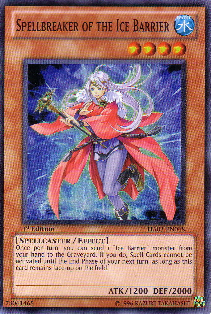 Spellbreaker of the Ice Barrier [HA03-EN048] Super Rare | Tables and Towers