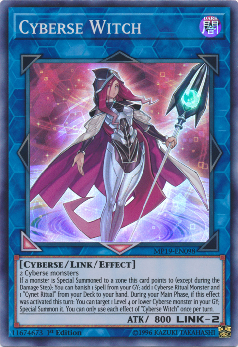 Cyberse Witch [MP19-EN098] Super Rare | Tables and Towers