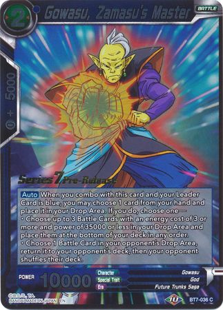 Gowasu, Zamasu's Master (BT7-036_PR) [Assault of the Saiyans Prerelease Promos] | Tables and Towers