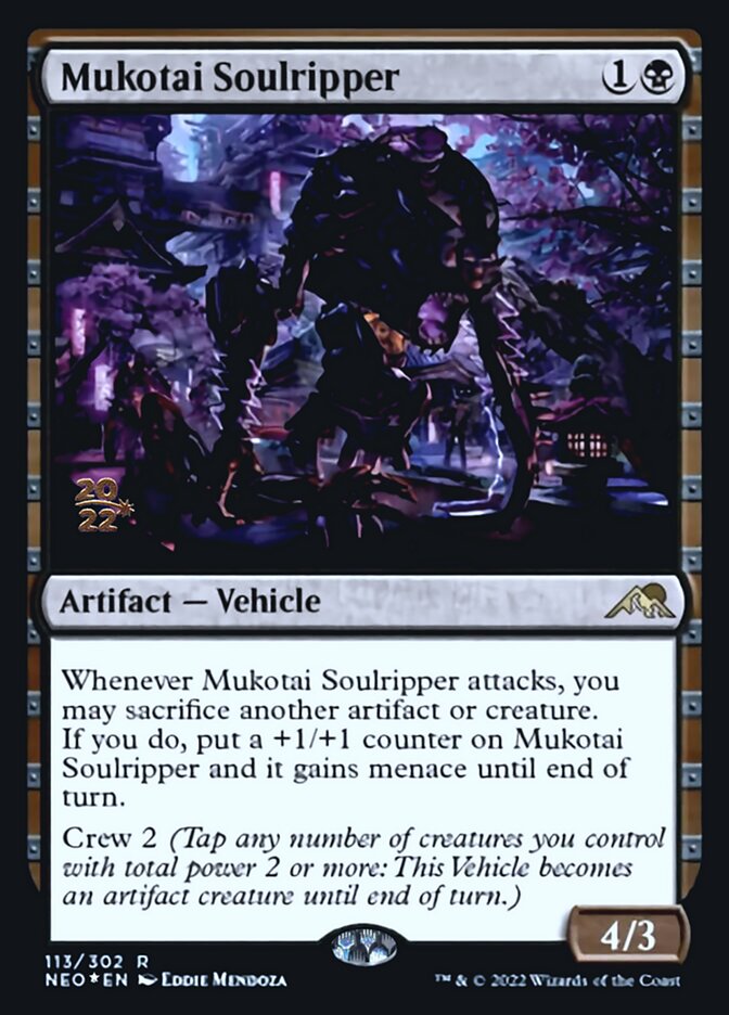 Mukotai Soulripper [Kamigawa: Neon Dynasty Prerelease Promos] | Tables and Towers