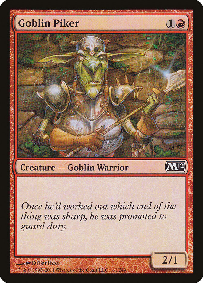 Goblin Piker [Magic 2012] | Tables and Towers