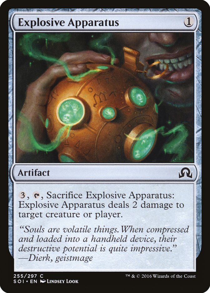 Explosive Apparatus [Shadows over Innistrad] | Tables and Towers