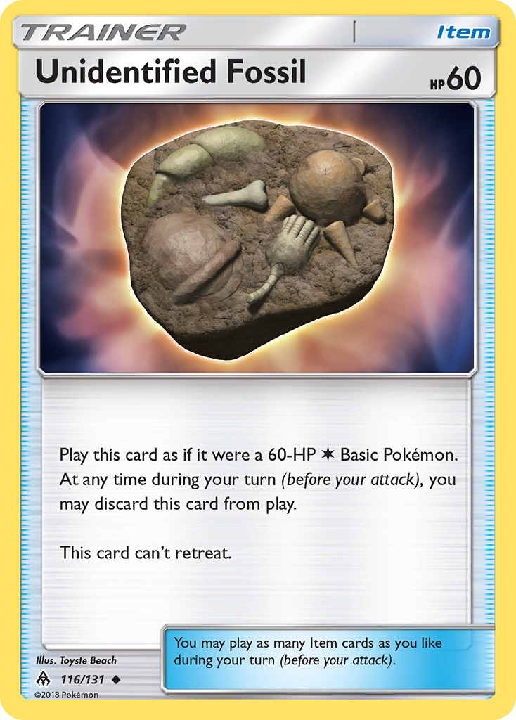 Unidentified Fossil (116/131) [Sun & Moon: Forbidden Light] | Tables and Towers