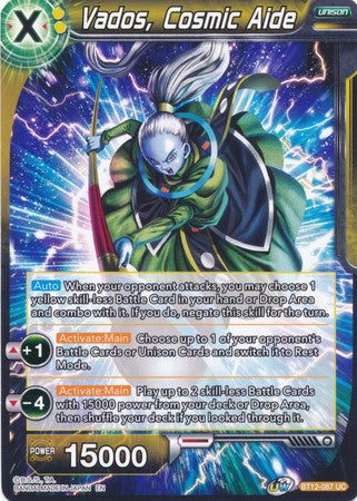 Vados, Cosmic Aide (BT12-087) [Vicious Rejuvenation] | Tables and Towers