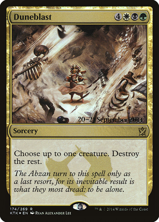 Duneblast [Khans of Tarkir Prerelease Promos] | Tables and Towers