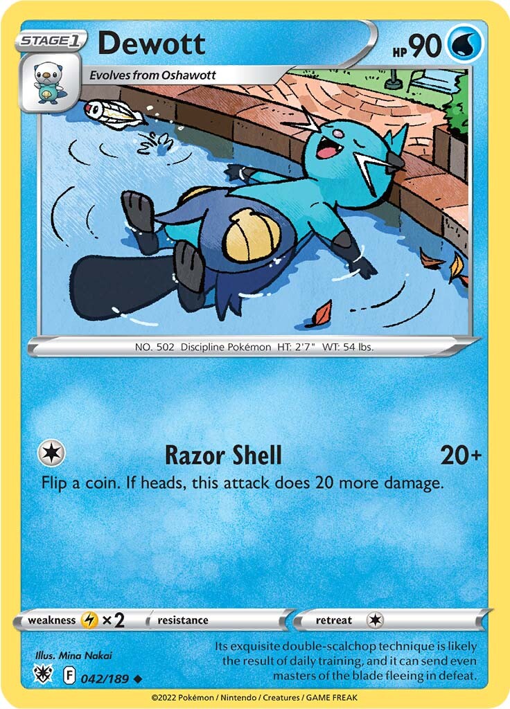 Dewott (042/189) [Sword & Shield: Astral Radiance] | Tables and Towers