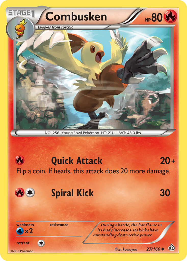 Combusken (27/160) [XY: Primal Clash] | Tables and Towers