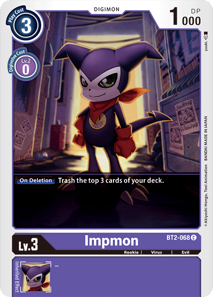 Impmon [BT2-068] [Release Special Booster Ver.1.0] | Tables and Towers