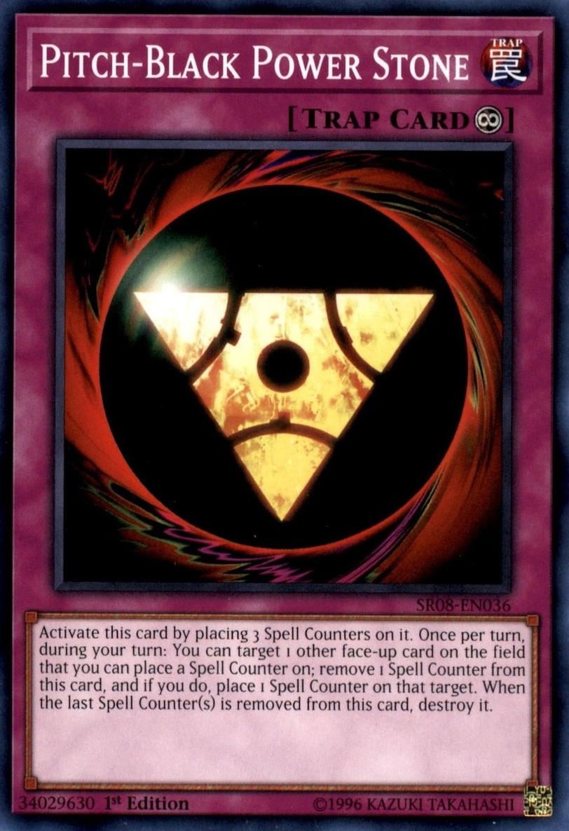 Pitch-Black Power Stone [SR08-EN036] Common | Tables and Towers