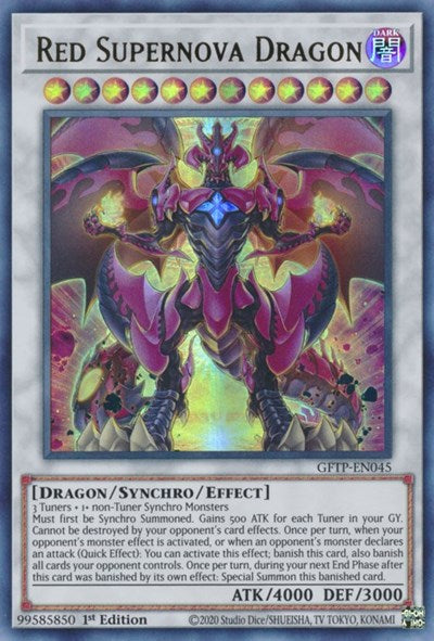 Red Supernova Dragon [GFTP-EN045] Ultra Rare | Tables and Towers