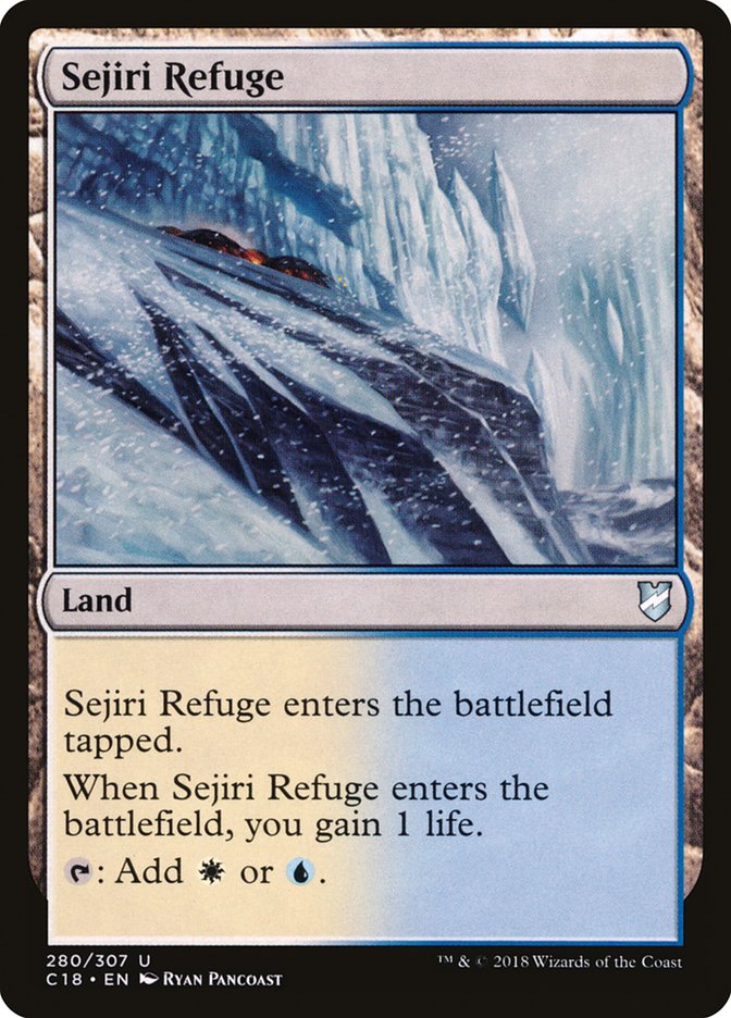 Sejiri Refuge [Commander 2018] | Tables and Towers