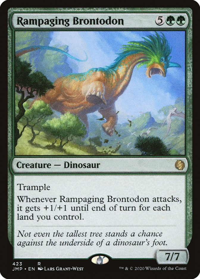 Rampaging Brontodon [Jumpstart] | Tables and Towers