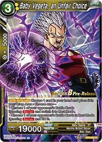 Baby Vegeta, an Unfair Choice (BT8-082_PR) [Malicious Machinations Prerelease Promos] | Tables and Towers