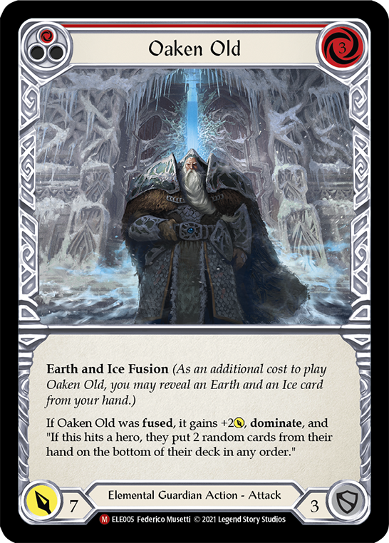 Oaken Old [ELE005] (Tales of Aria)  1st Edition Rainbow Foil | Tables and Towers