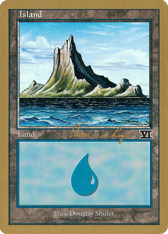 Island (tvdl335) (Tom van de Logt) [World Championship Decks 2000] | Tables and Towers