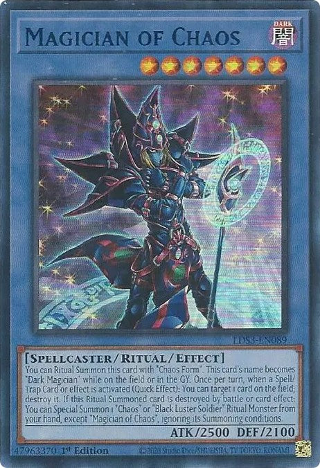 Magician of Chaos (Blue) [LDS3-EN089] Ultra Rare | Tables and Towers