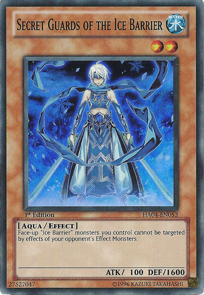 Secret Guards of the Ice Barrier [HA04-EN053] Super Rare | Tables and Towers