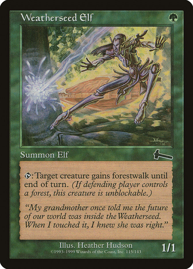 Weatherseed Elf [Urza's Legacy] | Tables and Towers