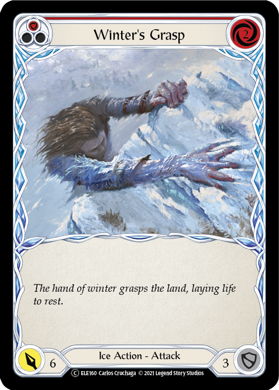 Winter's Grasp (Red) [U-ELE160] (Tales of Aria Unlimited)  Unlimited Normal | Tables and Towers