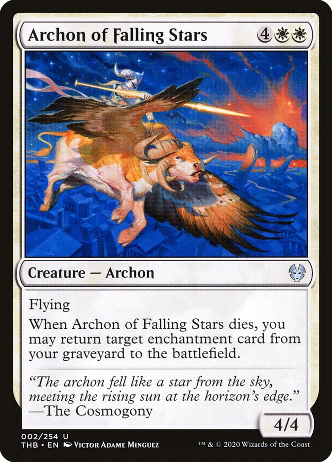 Archon of Falling Stars [Theros Beyond Death] | Tables and Towers