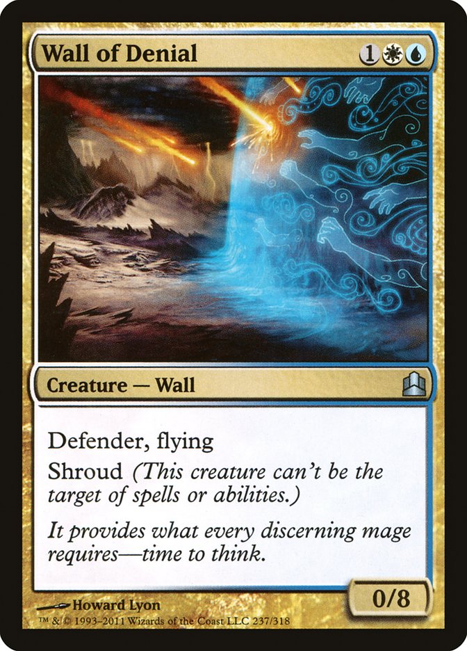 Wall of Denial [Commander 2011] | Tables and Towers