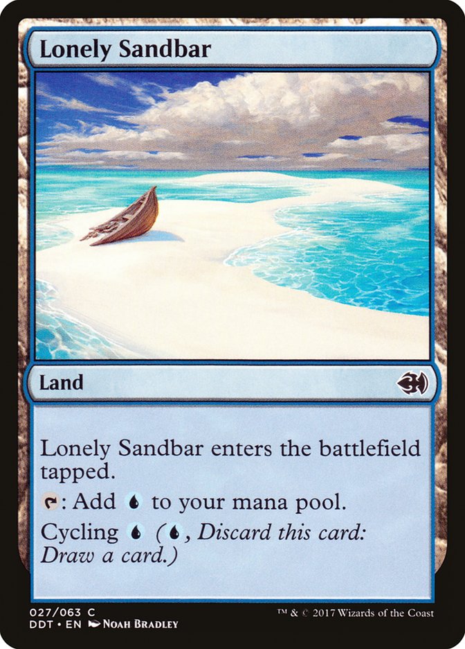 Lonely Sandbar [Duel Decks: Merfolk vs. Goblins] | Tables and Towers