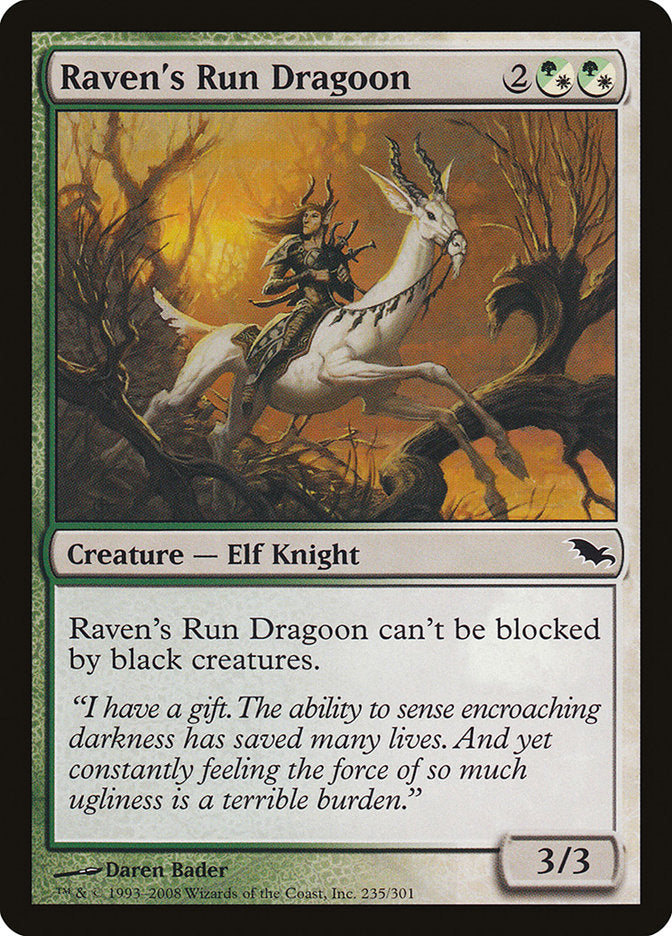 Raven's Run Dragoon [Shadowmoor] | Tables and Towers