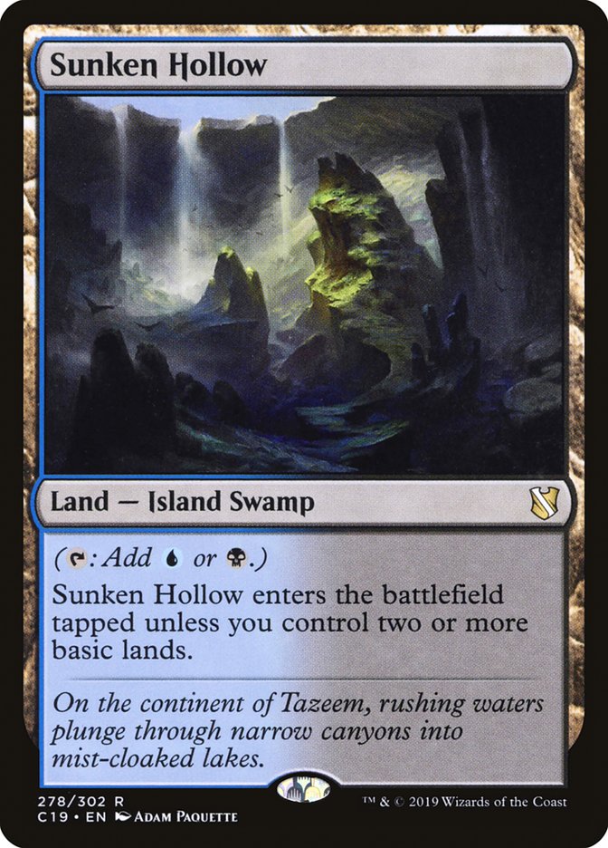 Sunken Hollow [Commander 2019] | Tables and Towers